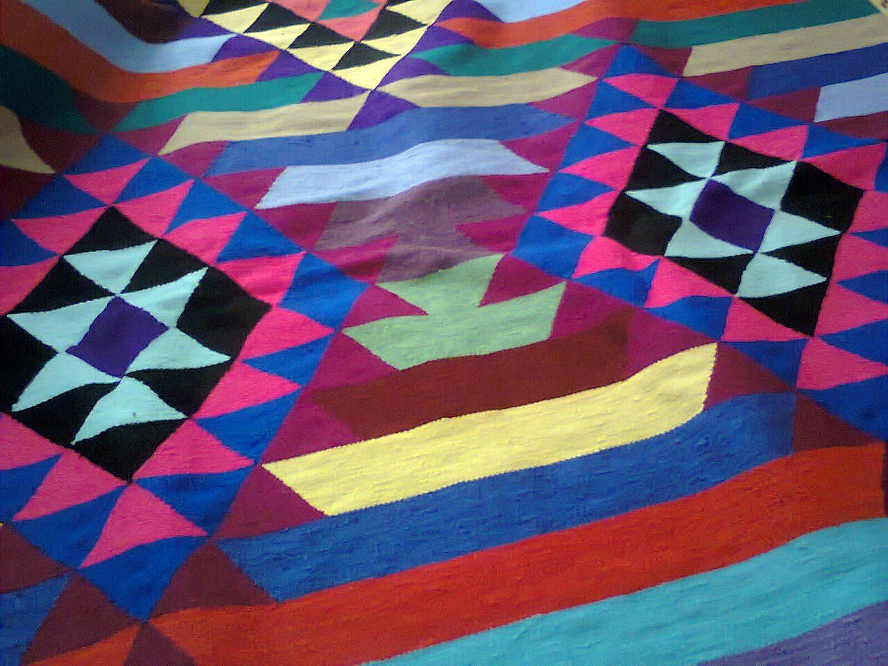 Mahdia Kilim — Bold Geometric